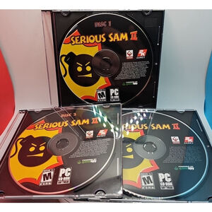 Serious Sam II 2 (PC, CD-ROM, 2005) 3 Discs *Discs Only*
